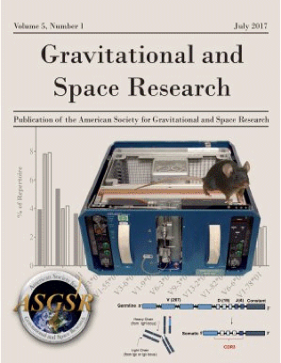 cover of the journal, Gravitational and Space Research