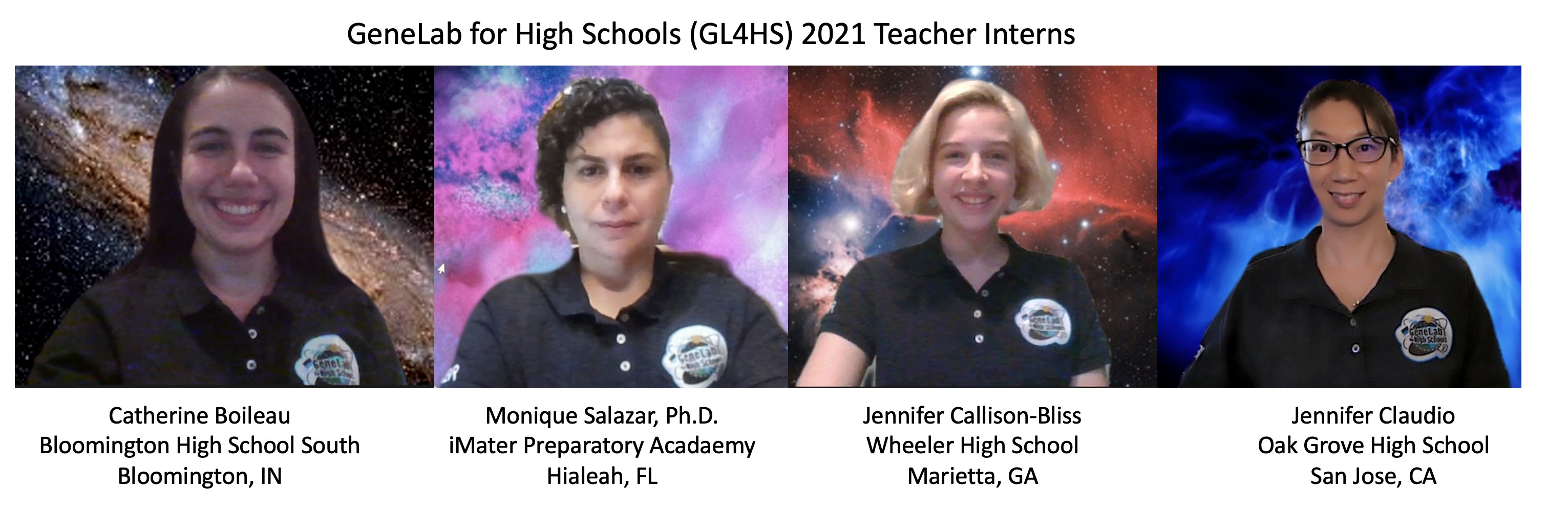 Photo of teacher interns 2021