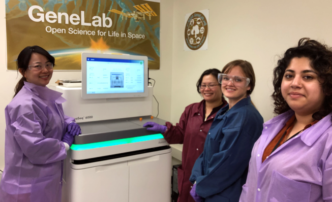 GeneLab sample processing lab team