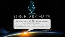 GeneLab Chats Title Slide for Dr Vidya Manian's Publication