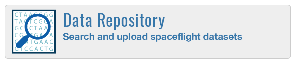 Data Repository - Search and upload spaceflight datasets