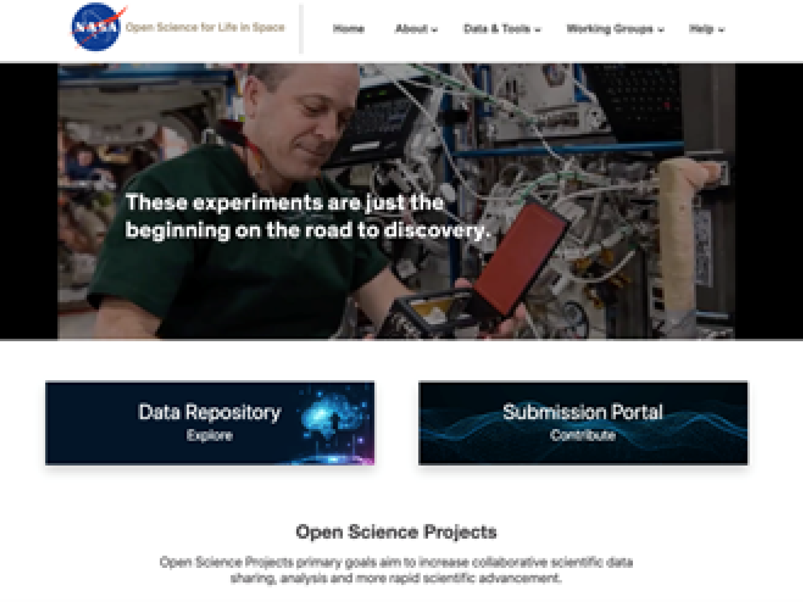 Open Science Data Repository 